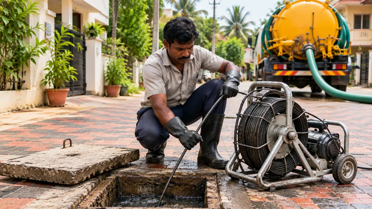 Drainage Blockage Removal in Tambaram and Perungalathur